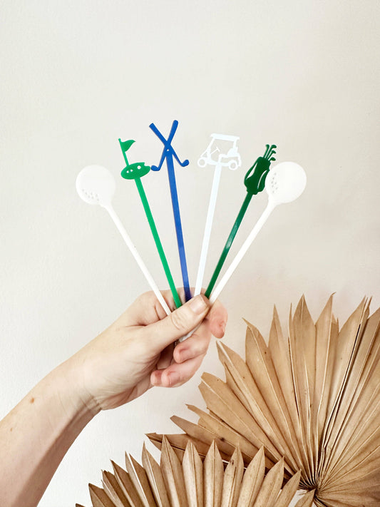 Lucky Lemon Paper Co. - Golf Par-Tee Stir Stick Set