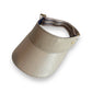 Fenix Sportier The Visor - Khaki Leather, Varsity Striped Elastic & Gold