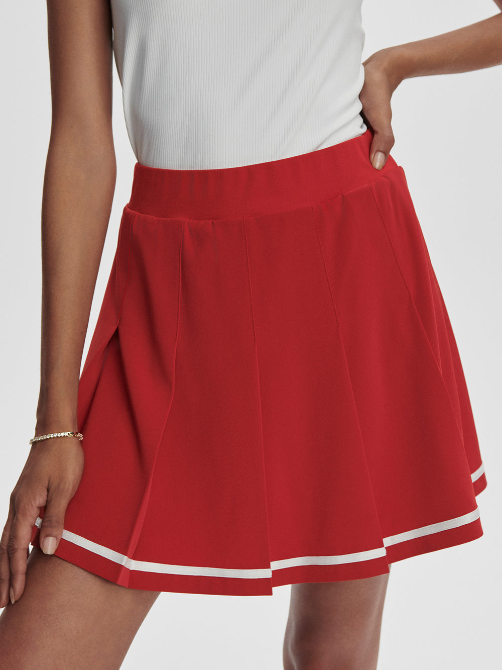Haute Red Clarendon 2.0 High-Rise Skort 16"