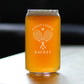 bevvee - Causing a Racket Beer Can Pint Glass - Tennis Gifts