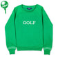 Ame & Lulu - GOLF Sweatshirt - Green / White