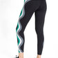Urban Savage - Swirl Legging: Black/Sunset/White Sand / S