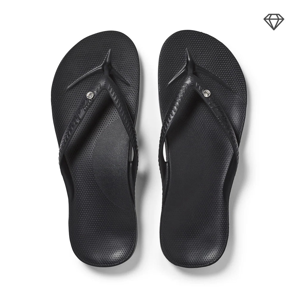 Crystal Arch Support Flip Flops