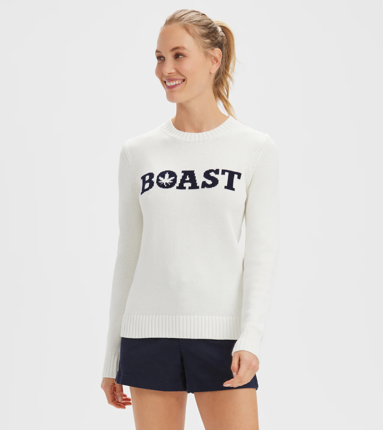 Boast x RNWK Sweater - White