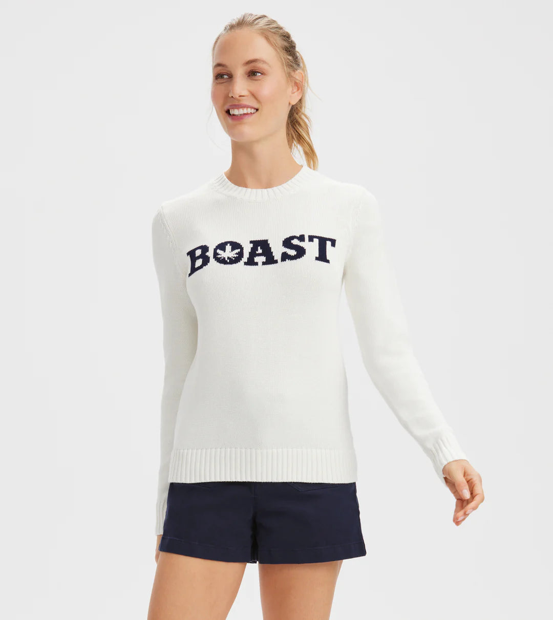 Boast x RNWK Sweater - White