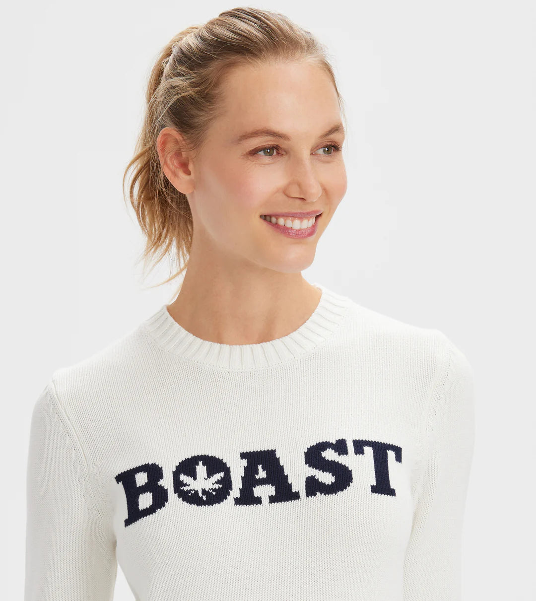 Boast x RNWK Sweater - White