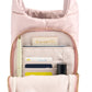 Blush HydroBag® with Blush and Ivory Striped Strap