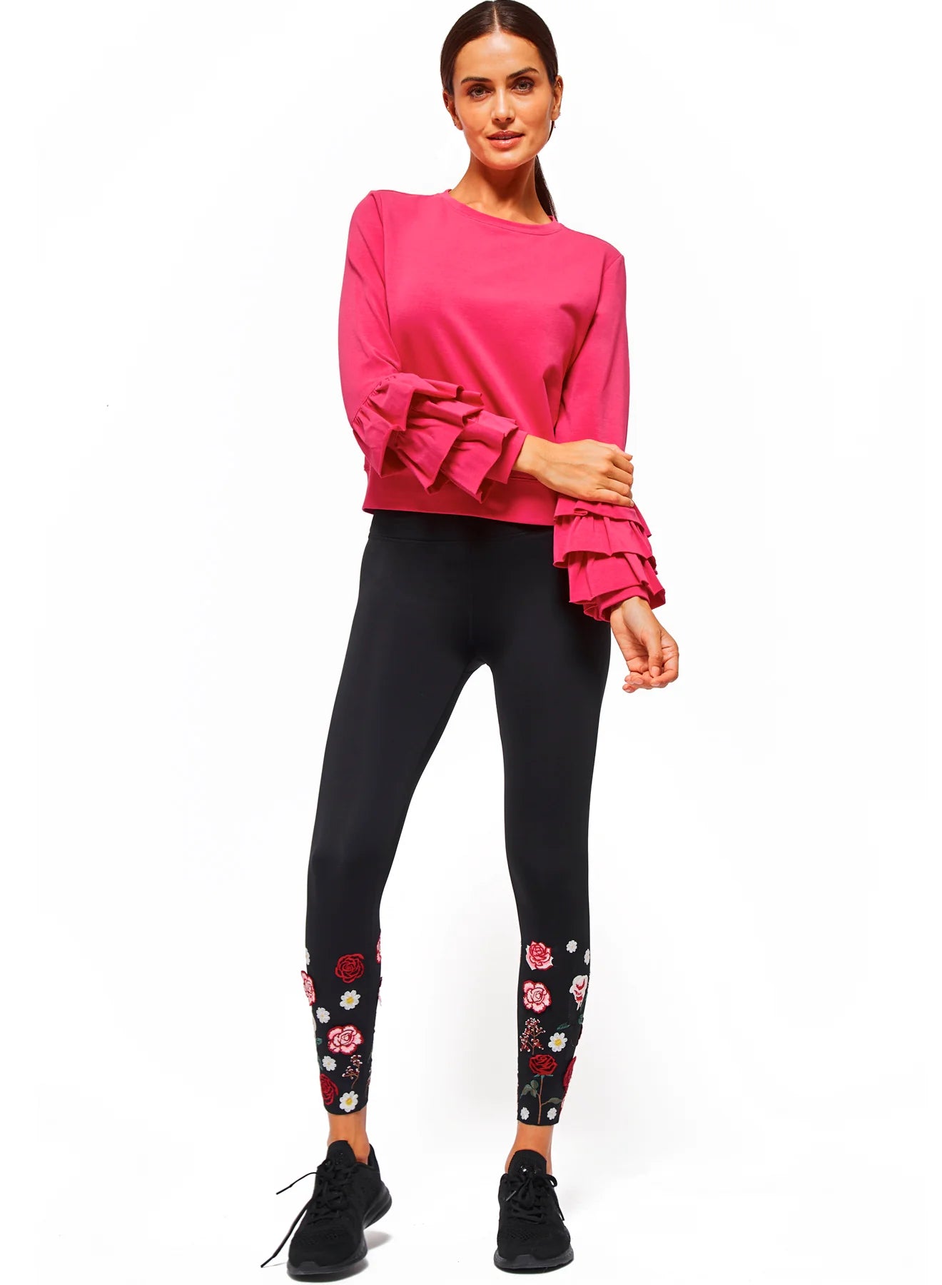 Bouquet Legging By Urban Savage - Rose