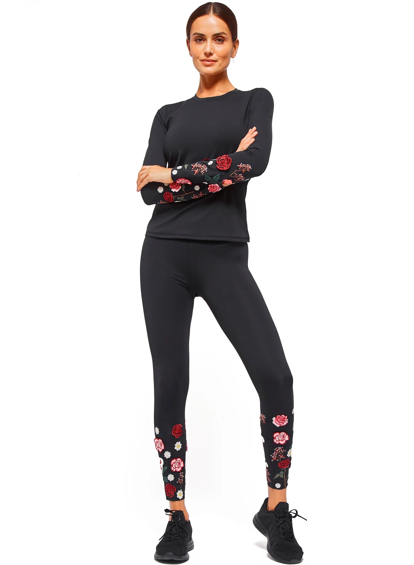 Bouquet Legging By Urban Savage - Rose