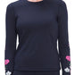 Bouquet Long Sleeve Top - Orchid