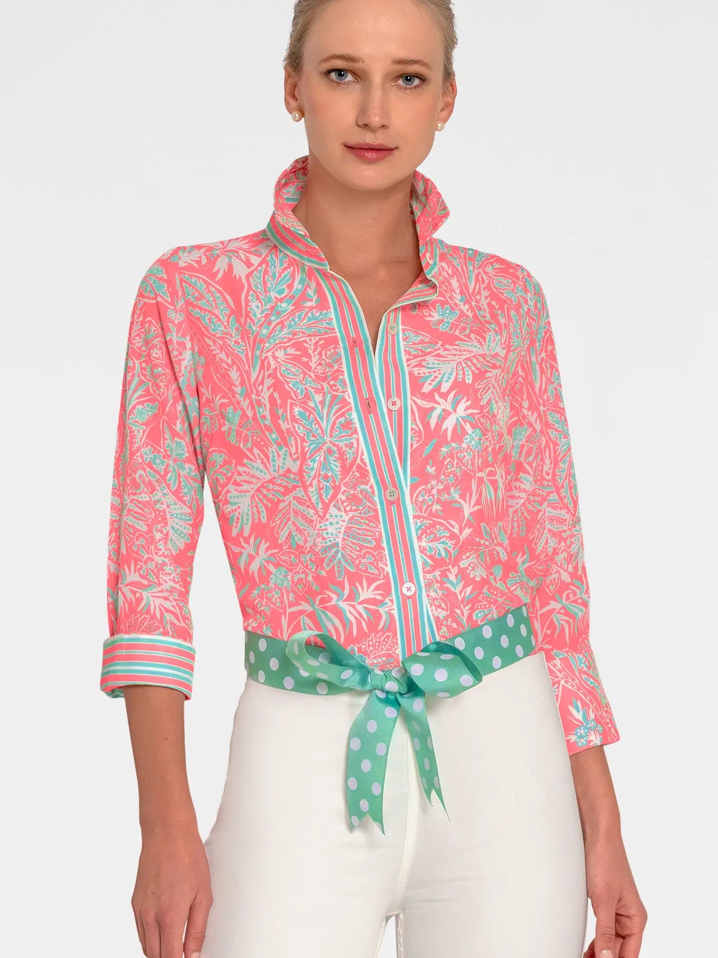 Boyfriend Shirt - Vintage Vines