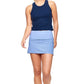 Cute as a Bunny Tennis Skirt - Baja Blue