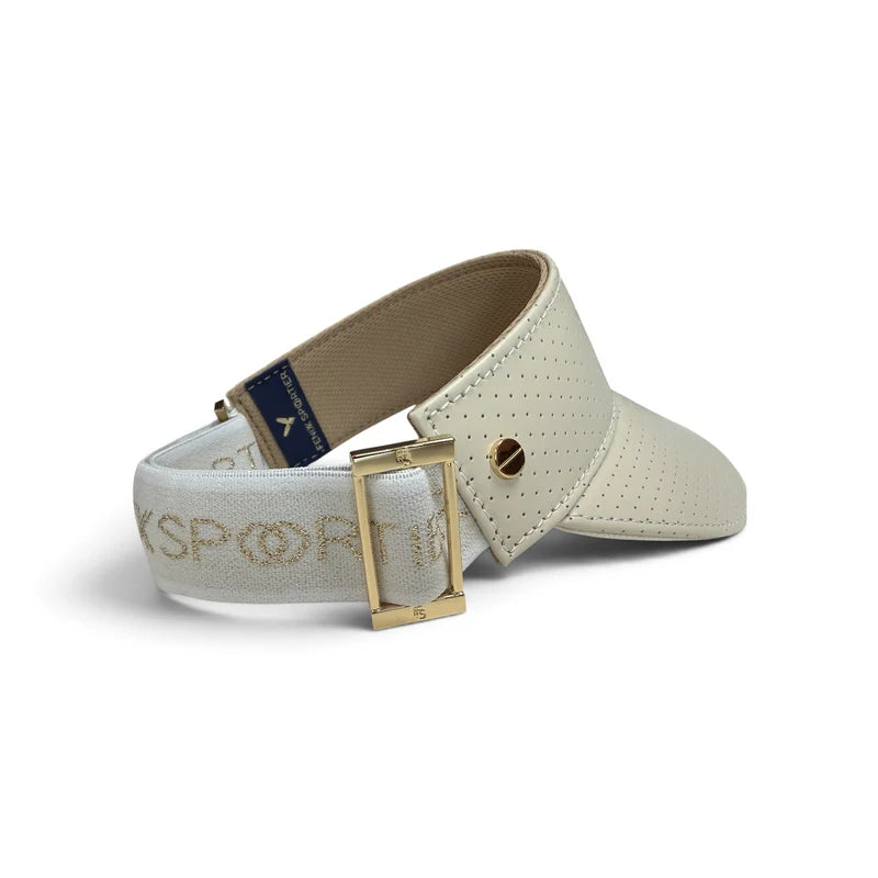 Fenix Sportier The Leather Visor - Gardenia & Gold