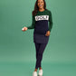 Colorblock Club Golf Sweater - Hunter Navy