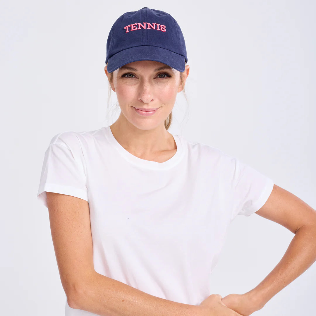 Tripple Play Hat Navy/Pink