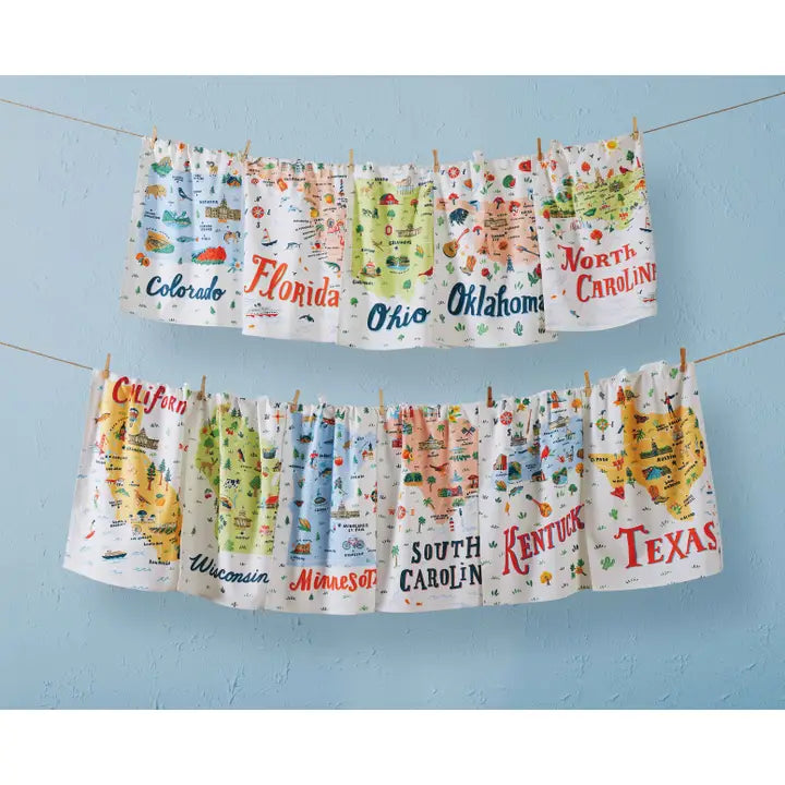California Printed Kitchen Towel