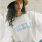 Elle Sweatshirt - Collegiate Pickle