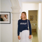 WOMEN'S CLASSIC CREWNECK - GOLF