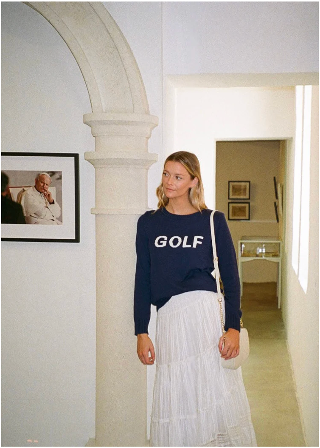 WOMEN'S CLASSIC CREWNECK - GOLF