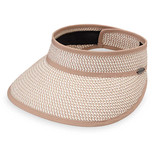 Charlie Visor - Ivory/Taupe