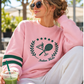 Indian Wells Martini Tennis Sweatshirt - Soft Pink