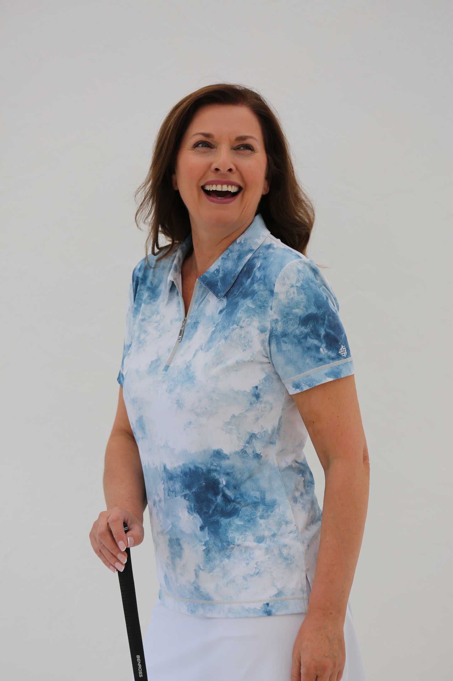 Cloud Print Short Sleeve Shirt