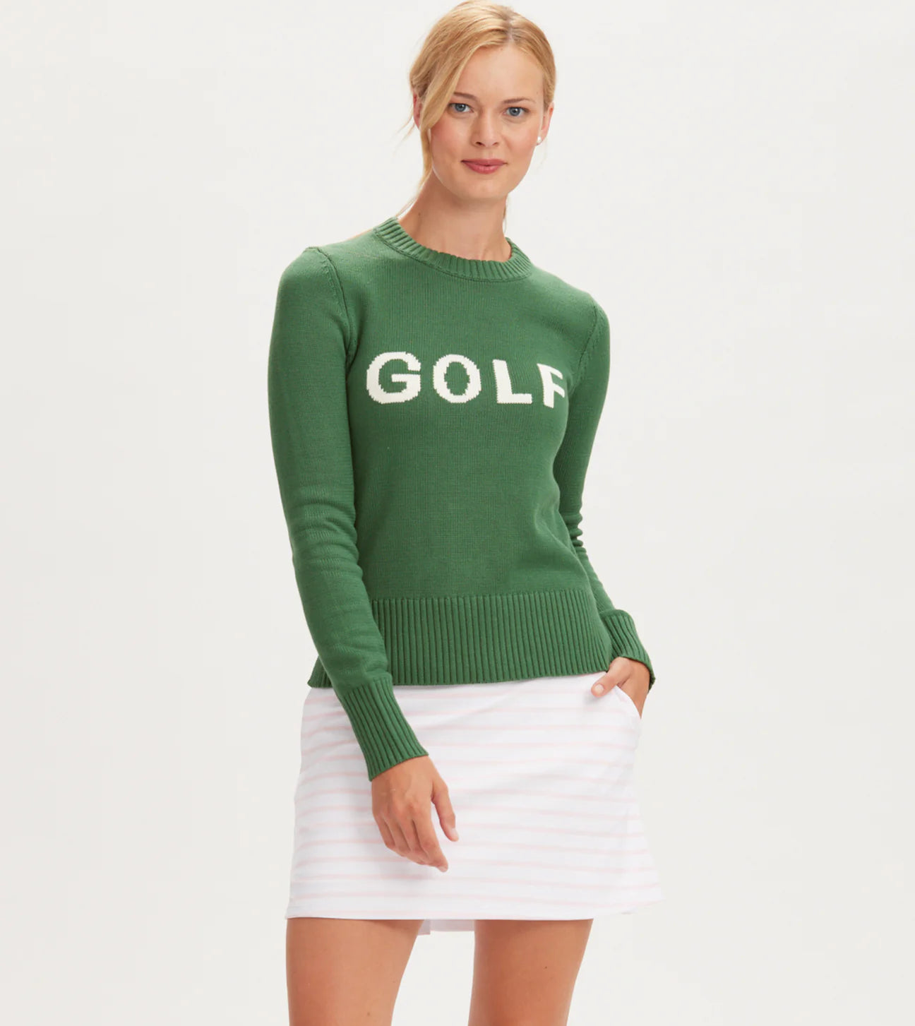 Golf Sweater - Forest Green