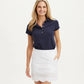 Solid Short Sleeve Stretch Polo - Navy