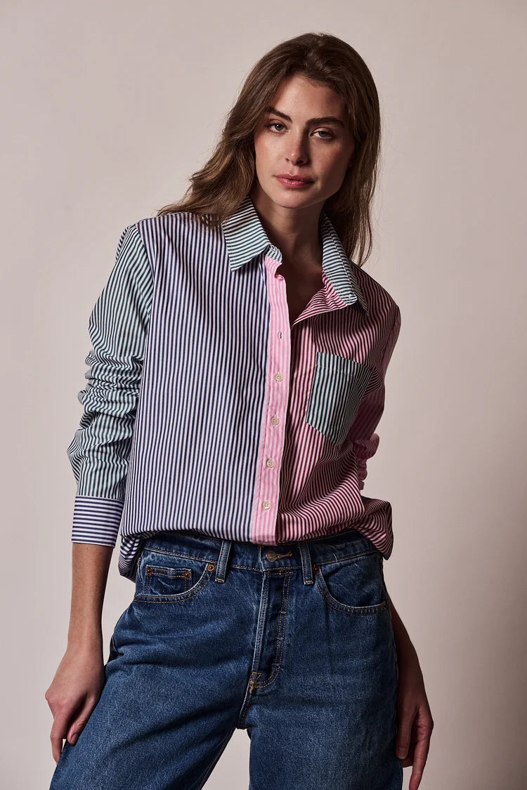 The Boyfriend Shirt - Multicolor Forest