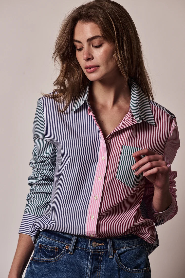 The Boyfriend Shirt - Multicolor Forest