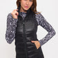 Black Lace Mockneck