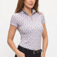 Dancing Equestrian 1/4-Zip Short Sleeve - Hunter Sepia
