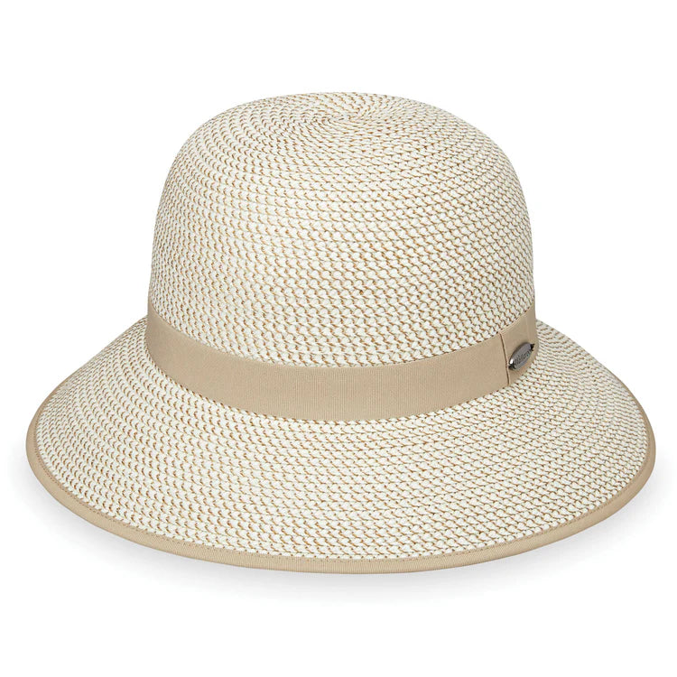 Darby UPF Bucket Hat - Ivory/Taupe