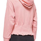 Pleated Hoodie by Urban Savage - Dusty Rose
