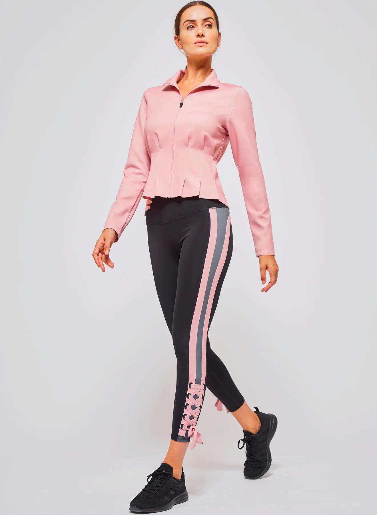 Pleated Jacket by Urban Savage - Dusty Rose