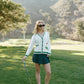 Emily Varsity Cardigan - Golf