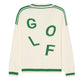 Emily Varsity Cardigan - Golf