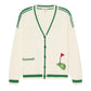 Emily Varsity Cardigan - Golf