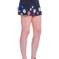 Floral 3D Skirt - Black/Multi