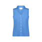The Sleeveless Shirt - French Blue