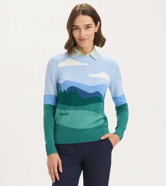 Golf Scene Sweater