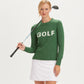 Golf Sweater - Forest Green