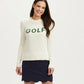 Golf Sweater - Ivory Forest
