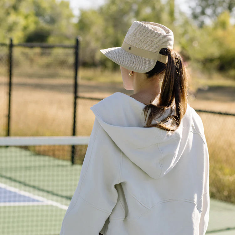 Gabi UPF Ponytail Fedora - Beige