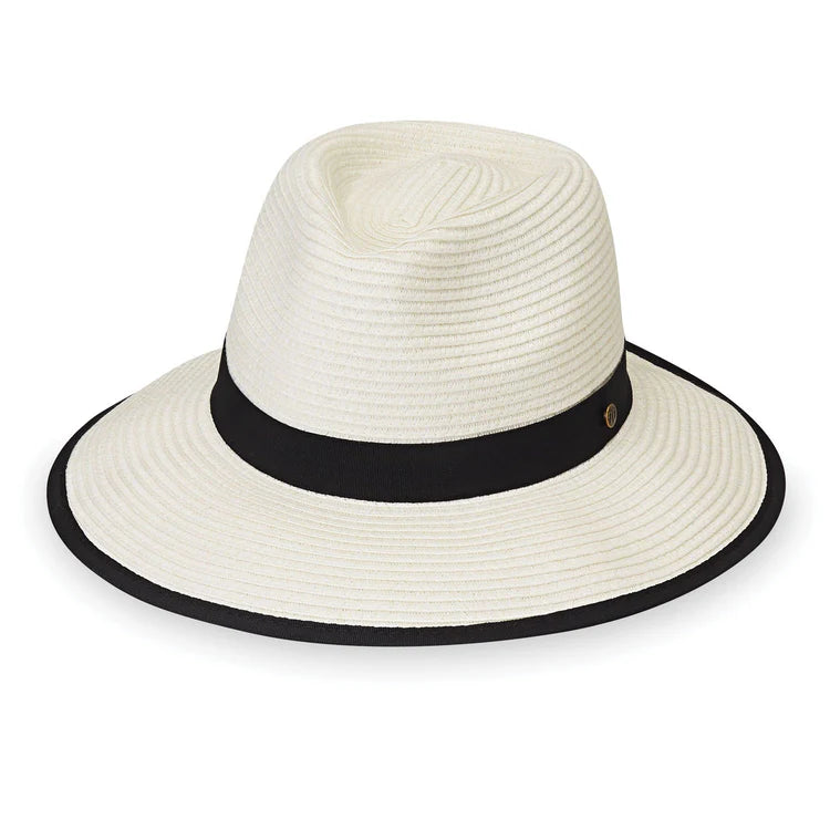 Gabi UPF Ponytail Fedora - Ivory