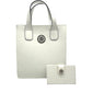 Gia Vegan Leather Mini Tote - Frost White