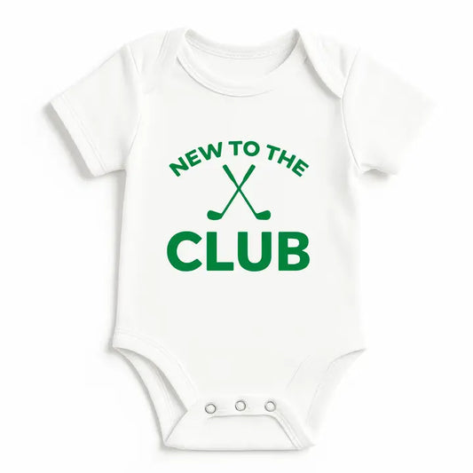 New To the Club - Golf Onesie - White