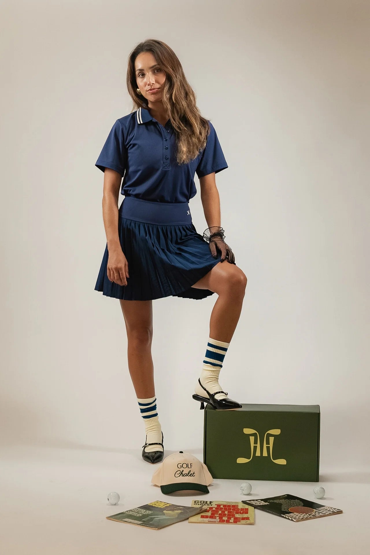 Golf Chalet Pleated Skirt