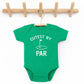 Cutest By Par - Golf Baby Onesie - Green