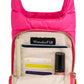 Bright Pink HydroBag® with Pink and Cream Patterned Strap